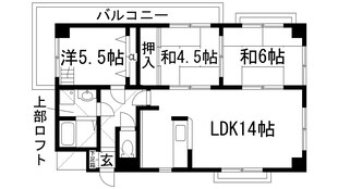 サザンハイムグルックの物件間取画像